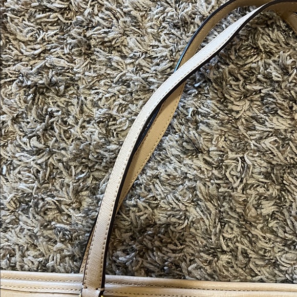 Coach Cream Leather Tote Bag - Picture 12 of 14